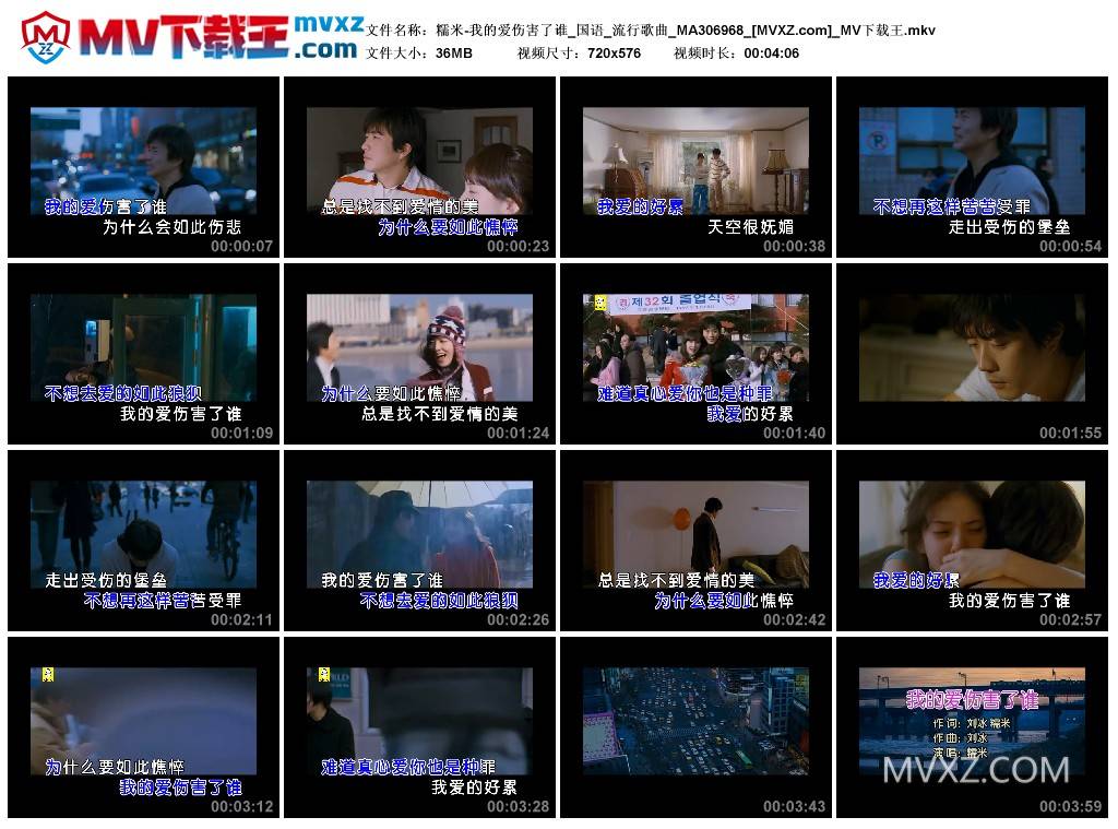 糯米-我的爱伤害了谁_国语_流行歌曲_MA306968